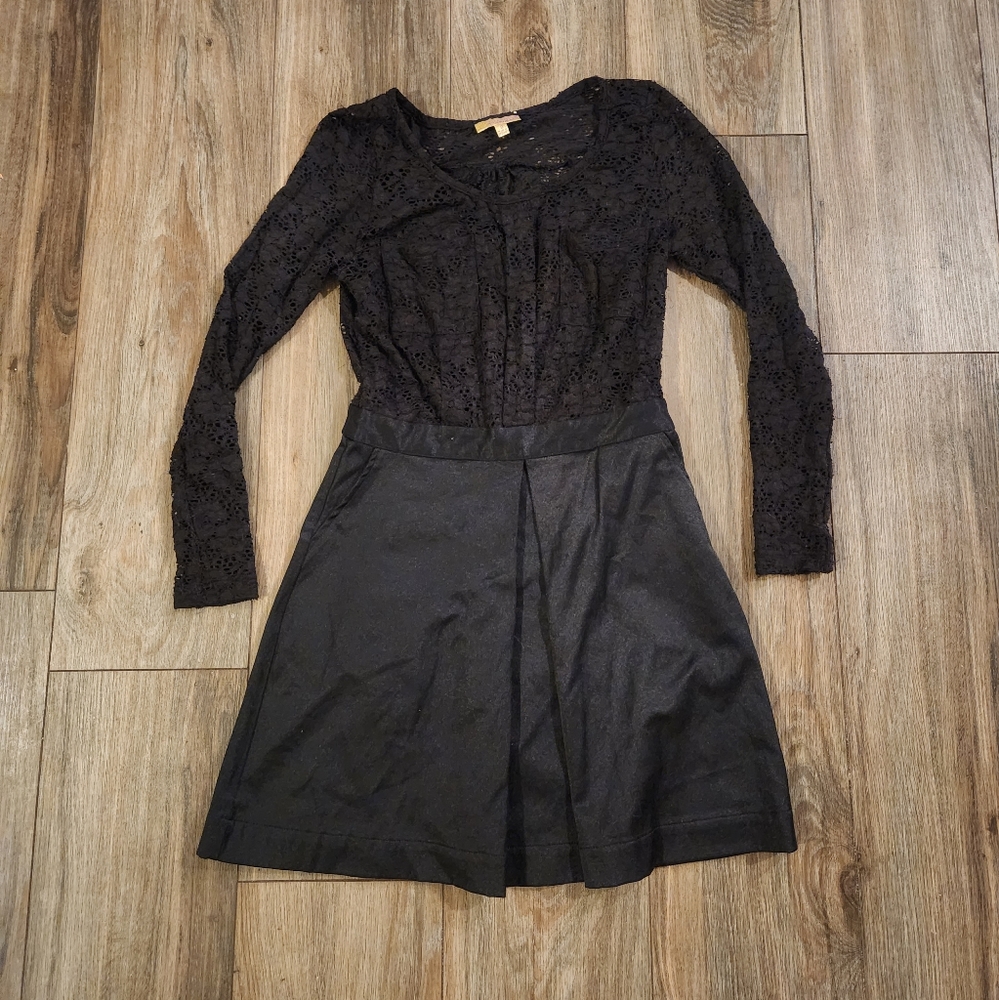 Princess Vera Wang‎ Black Lace Pocket Dress
